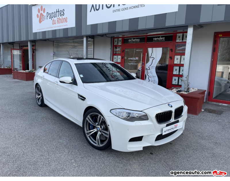 Achat voiture occasion, Auto occasion pas cher | Agence Auto Bmw M5 F10 4.4i V8 bi-turbo 560 cv DKG7 Blanc Année 2013 Automatique Essence